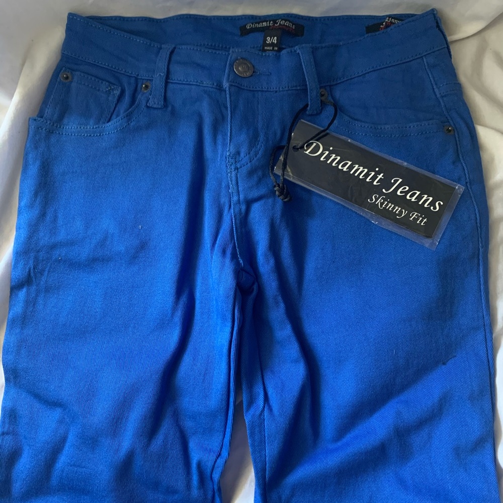 Dinamit Skinny Fit Royal Blue Jeans